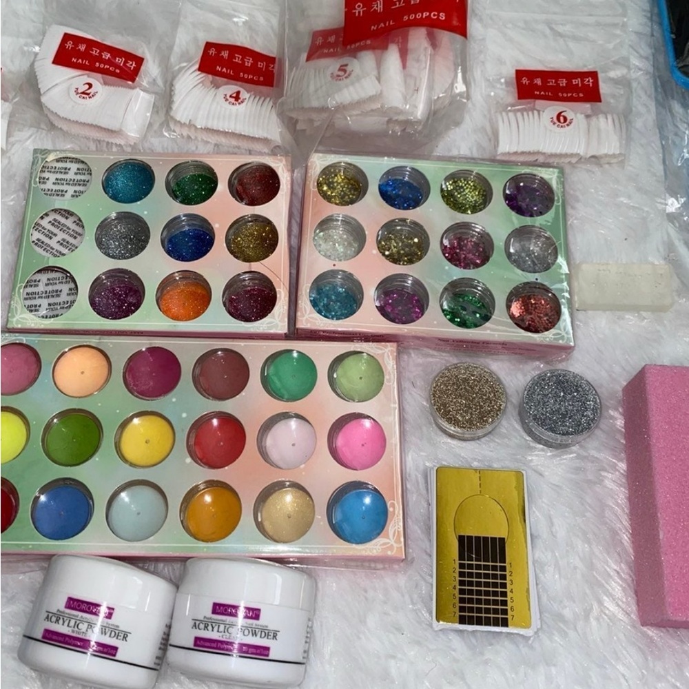 Glitter Nail Art Powder Set